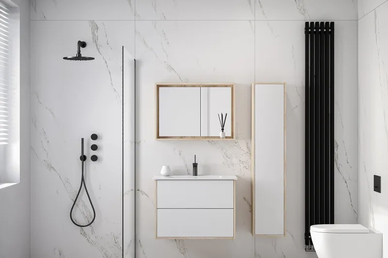 Зеркало Женева 600 дуб